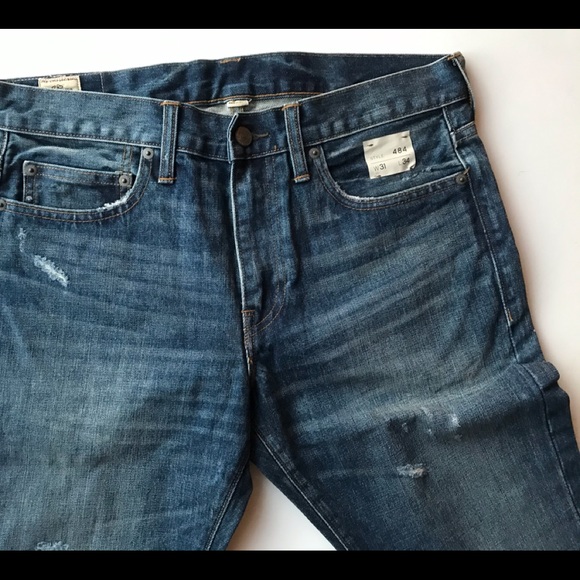 J Crew 484 Gotham Wash Kaihara Denim 31x34 - Picture 3 of 8